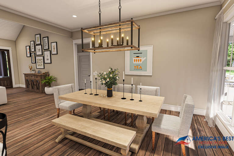 Modern Farmhouse House Plan #041-00257 Additional Photo