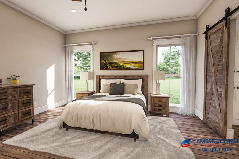Modern Farmhouse House Plan #041-00257 Additional Photo