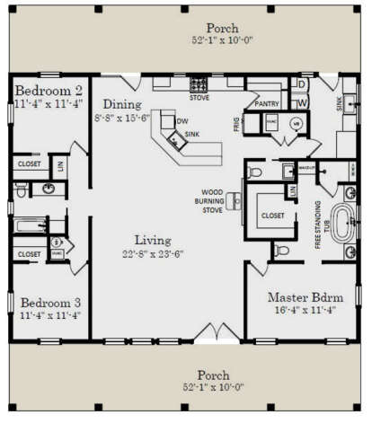 House Plan House Plan #25977 Drawing 1