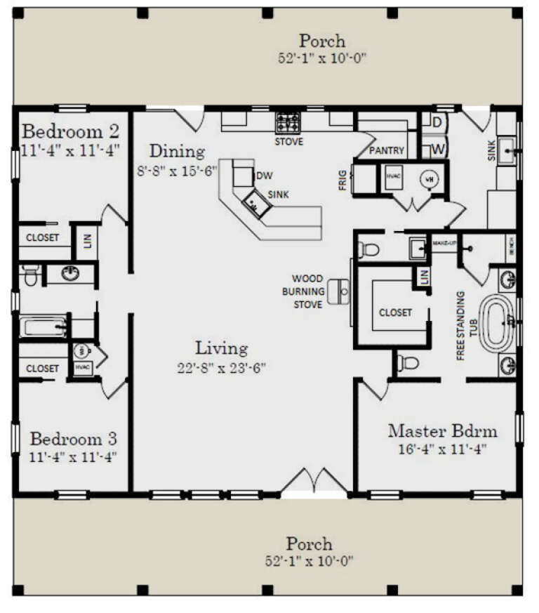 House Plan House Plan #25977 Drawing 1