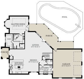 Main Floor for House Plan #3558-00003