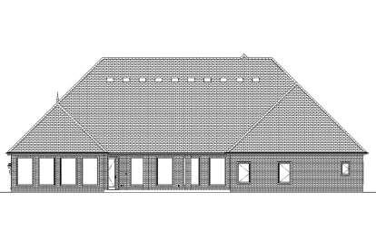 European House Plan #3558-00004 Elevation Photo