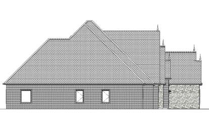 European House Plan #3558-00004 Elevation Photo