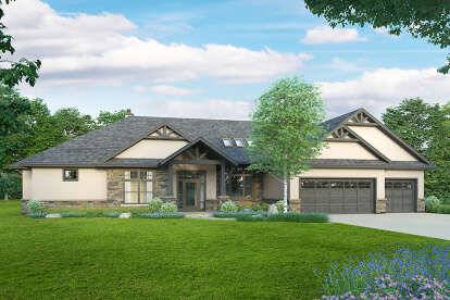 Craftsman House Plan #035-00939 Elevation Photo