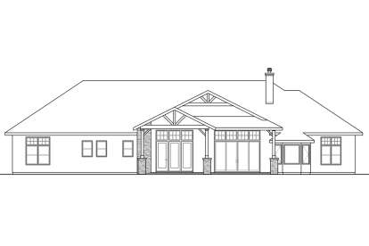 Craftsman House Plan #035-00939 Elevation Photo