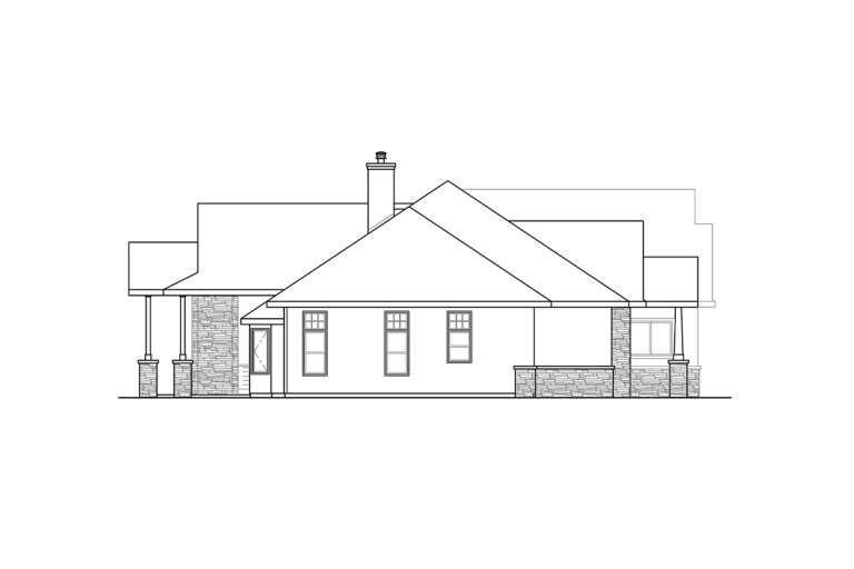 Craftsman House Plan #035-00939 Elevation Photo