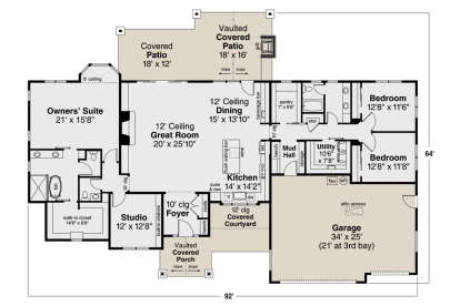House Plan House Plan #25981 Drawing 1