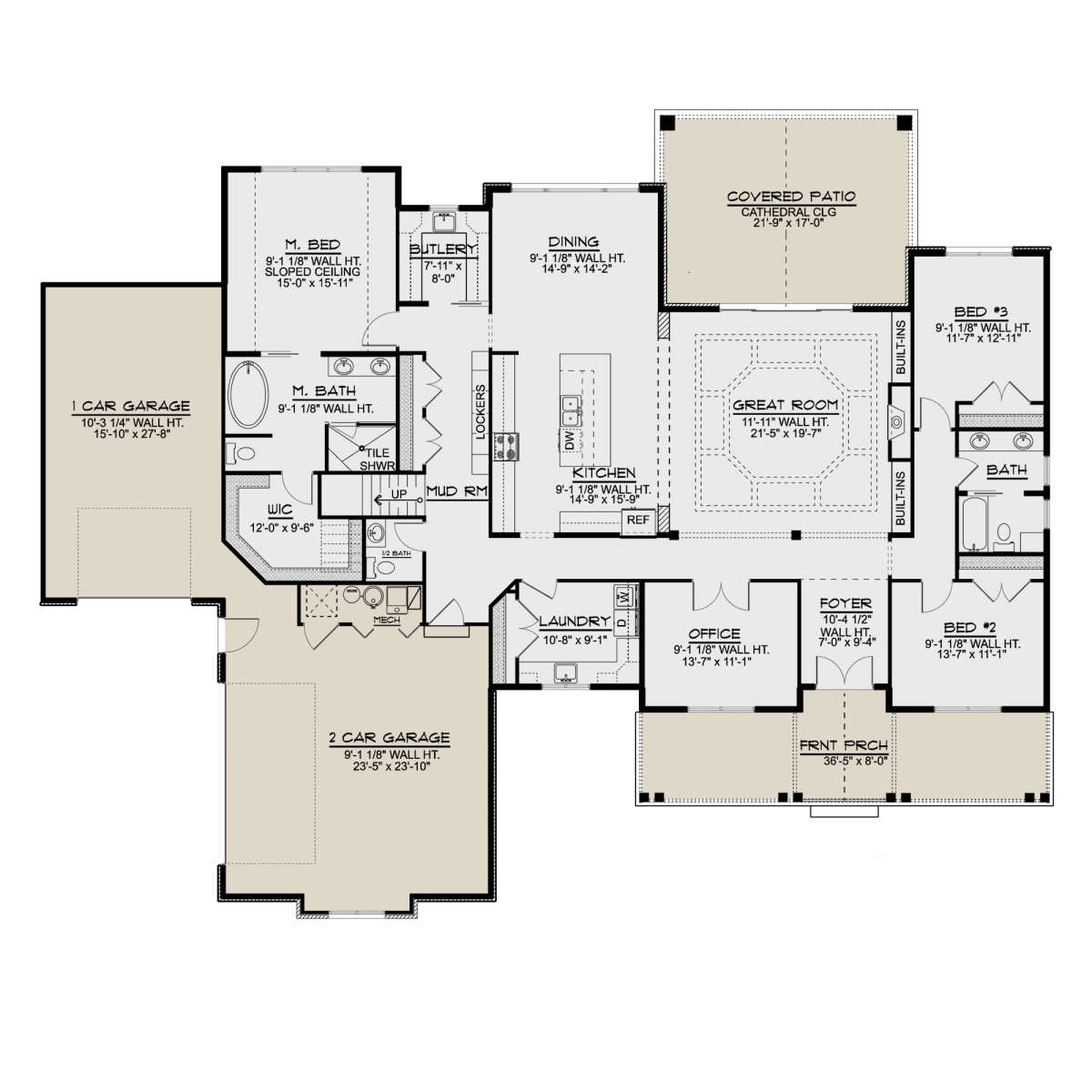 Main Floor for House Plan #5032-00125