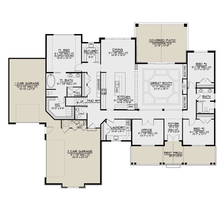 House Plan House Plan #25983 Drawing 1