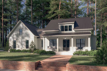 Modern Farmhouse House Plan #041-00258 Elevation Photo