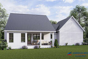 Modern Farmhouse House Plan #041-00258 Elevation Photo