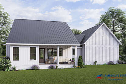 Modern Farmhouse House Plan #041-00258 Elevation Photo