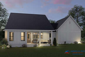 Modern Farmhouse House Plan #041-00258 Elevation Photo