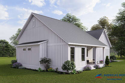 Modern Farmhouse House Plan #041-00258 Elevation Photo