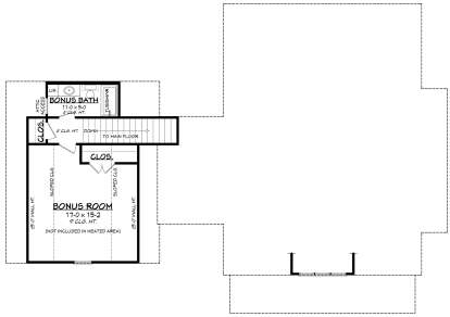 Bonus Room for House Plan #041-00258