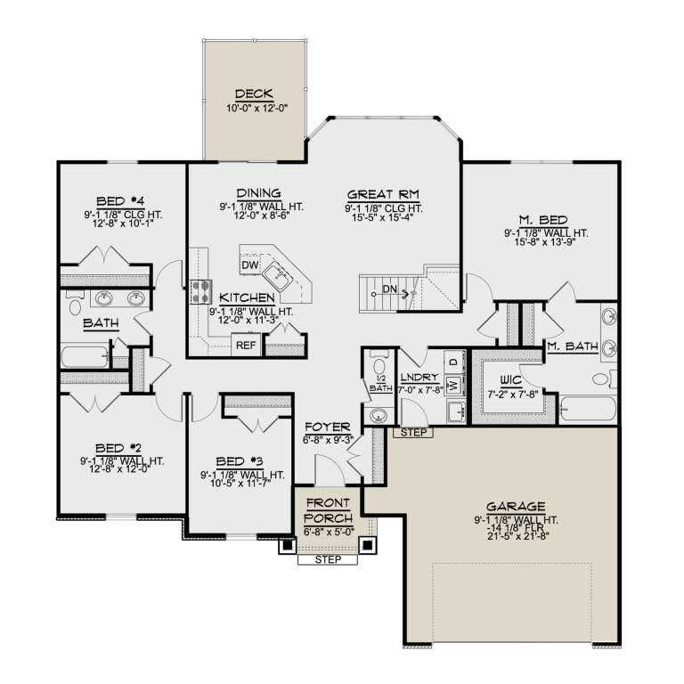 House Plan House Plan #25985 Drawing 1