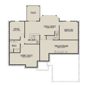 Basement for House Plan #5032-00126