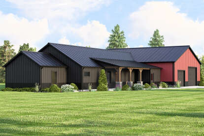 Barn House Plan #5032-00129 Elevation Photo