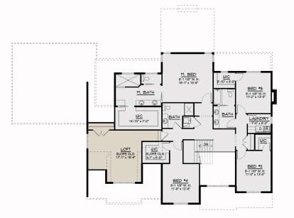Second Floor for House Plan #5032-00130