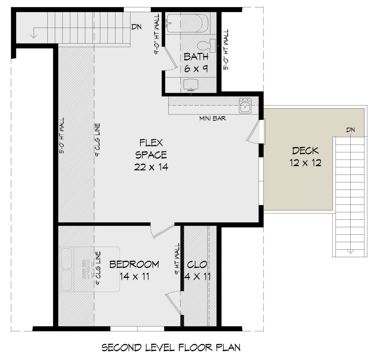 Second Floor for House Plan #940-00370