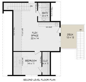 Second Floor for House Plan #940-00370