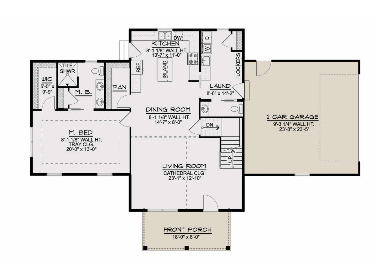 Main Floor for House Plan #5032-00131