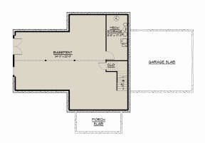 Basement for House Plan #5032-00131