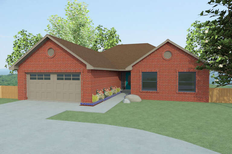 House Plan House Plan #25994 Front Elevation