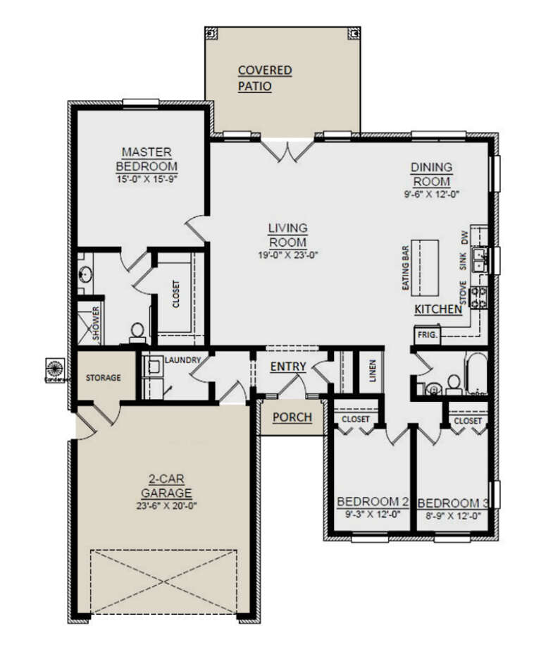 House Plan House Plan #25994 Drawing 1