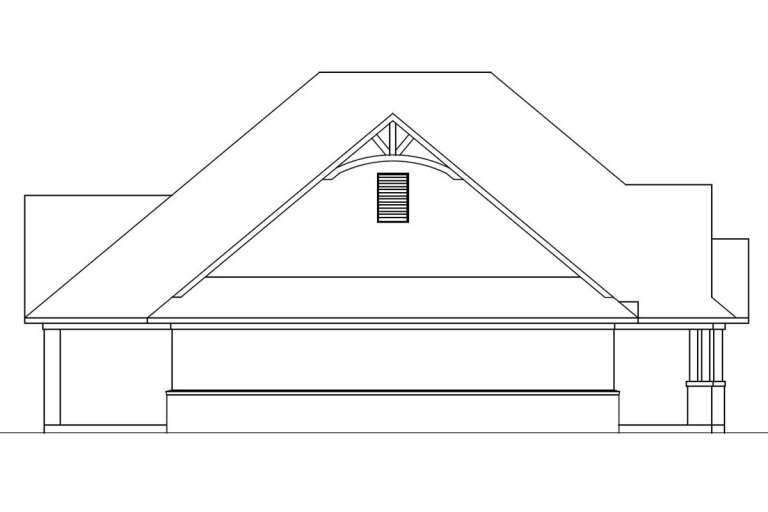 Craftsman House Plan #3558-00008 Elevation Photo