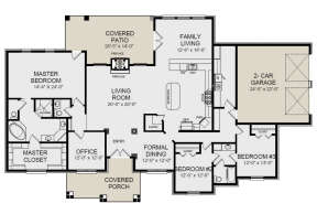 Main Floor for House Plan #3558-00008