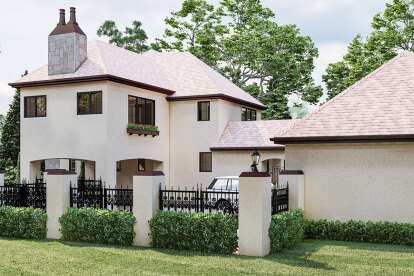 French Country House Plan #963-00603 Elevation Photo