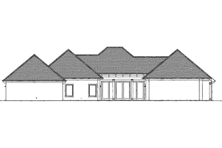 Contemporary House Plan #3558-00009 Elevation Photo