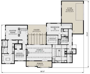 Main Floor for House Plan #3558-00009