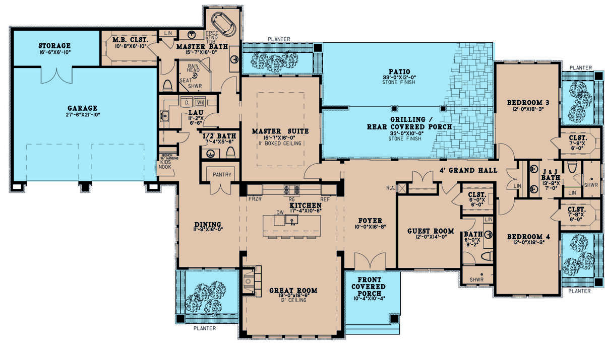Main Floor for House Plan #8318-00215