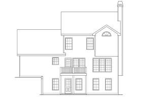 Traditional House Plan #009-00010 Elevation Photo