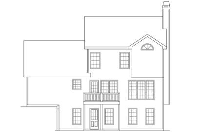 Traditional House Plan #009-00010 Elevation Photo