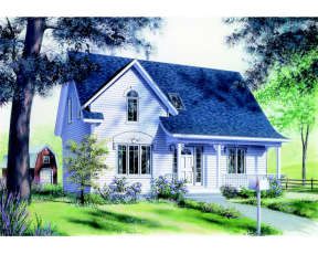 Country House Plan #034-00012 Elevation Photo
