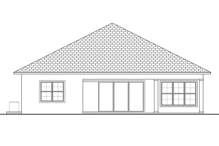 Coastal House Plan #5565-00099 Elevation Photo