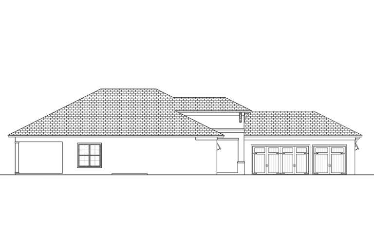 Coastal House Plan #5565-00099 Elevation Photo