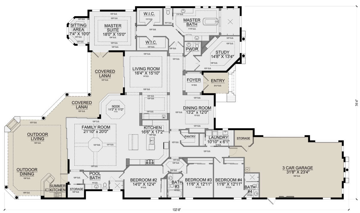 Main Floor for House Plan #5565-00101
