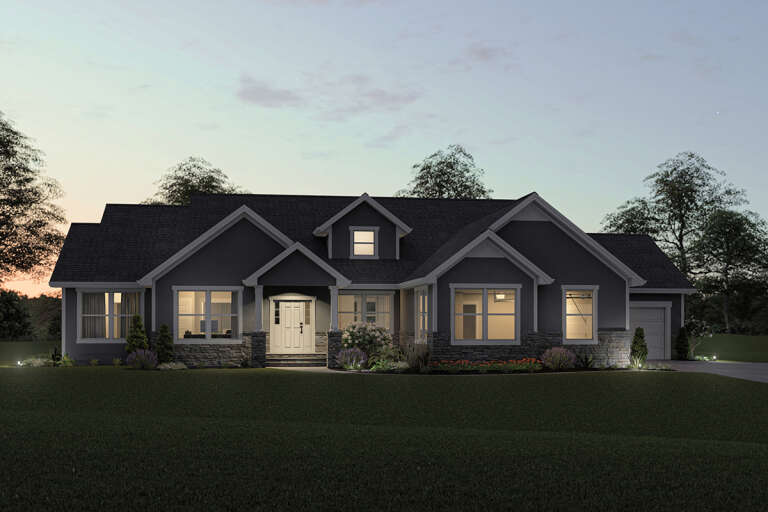 Craftsman House Plan #2802-00079 Elevation Photo