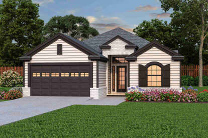 3 Bed, 2 Bath, 2098 Square Foot House Plan - #5445-00477