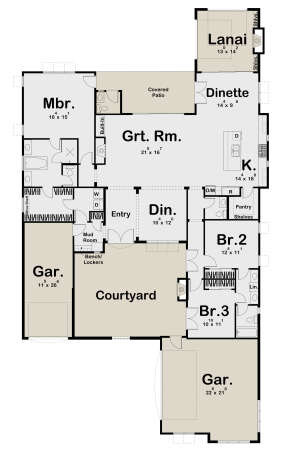 Main Floor for House Plan #963-00604
