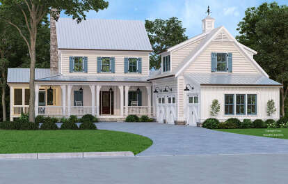 Modern Farmhouse House Plan #8594-00457 Elevation Photo