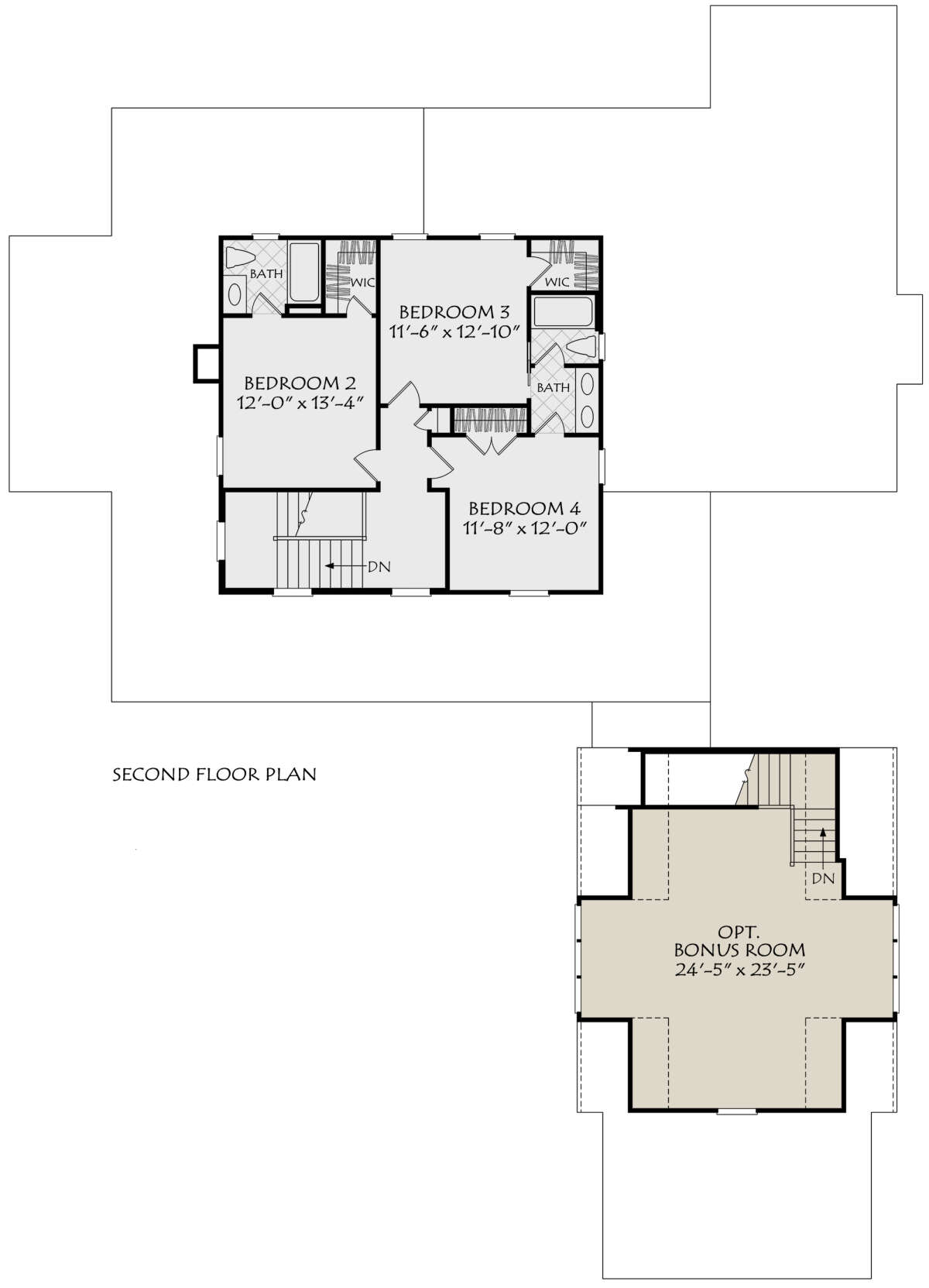 Second Floor for House Plan #8594-00457