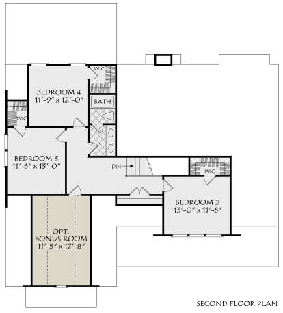 Second Floor for House Plan #8594-00458