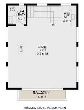 Second Floor for House Plan #940-00372