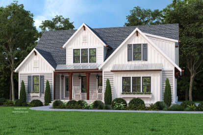 3 Bed, 2 Bath, 2258 Square Foot House Plan - #8594-00459