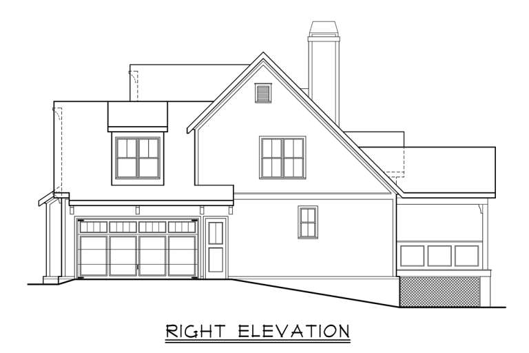 Modern Farmhouse House Plan #8594-00459 Elevation Photo
